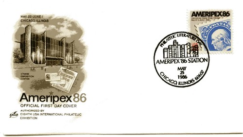 Ameripex86 philatelic - ameripex86,
