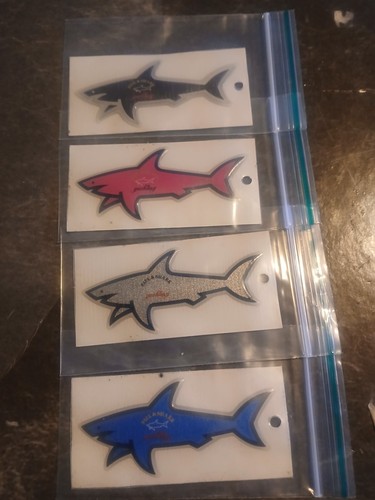 Paul and shark sticker set