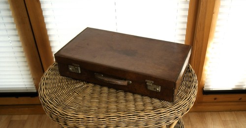 Antique brown leather - antique,