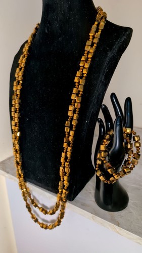 African nigerian long beads - african,