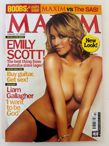 Maxim magazine february 2007 - maxim,