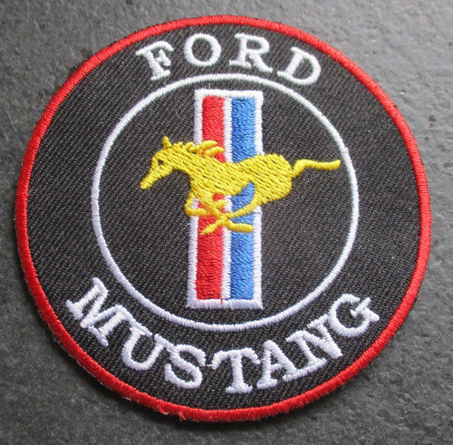 Ford mustang embroidery - ford, patch