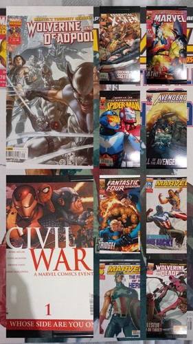 Marvel comics job - lot, x10