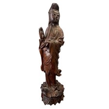Carved Wooden Guanyin Kwan Yin