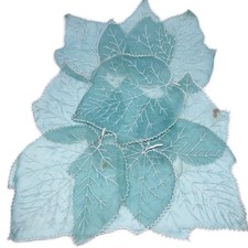 Vintage Leaf Organza Coasters