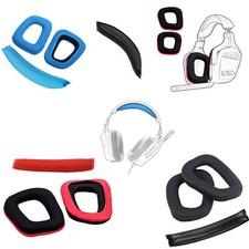 Replacement Ear Pads Cushions Headband for Logitech G35 930 430 F450 Headphones