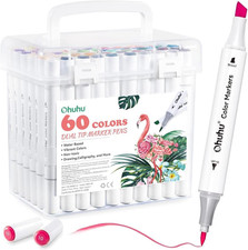 Ohuhu Water-Based Markers 60