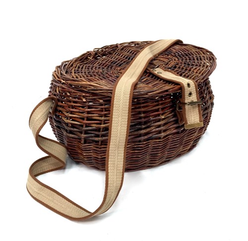 Vintage wicker fishing - vintage,