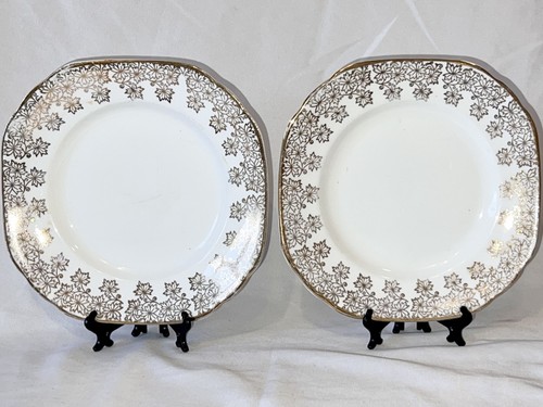 Diamond china 1950 side plates - diamond,