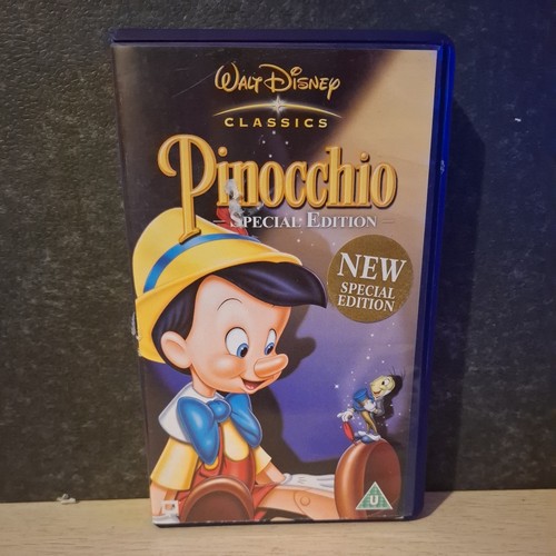 Pinocchio vhs video tape - video,