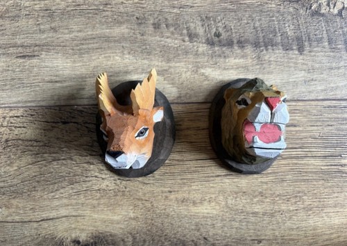 Pair safari wooden animal - safari,
