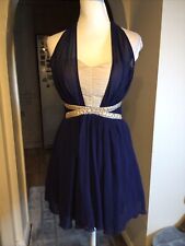Little Mistress Halter Neck Occasion Dress …Size 10