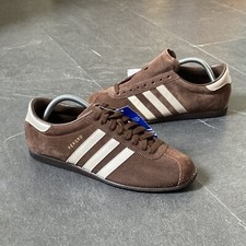 2004 Adidas Originals Rekord Satin UK7.5 / US8 Brown White Rare New NWT