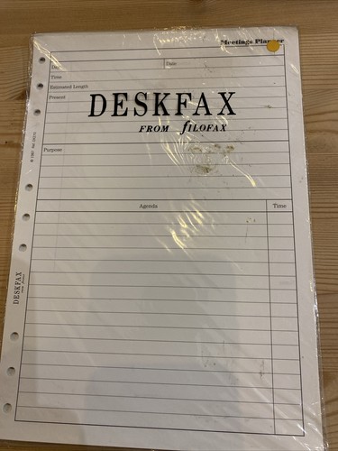 Filofax rare vintage - vintage, deskfax