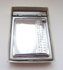 BNIB Vintage 1960's (Approx) Silver Metal Handbag or Pocket Mini-Address Book