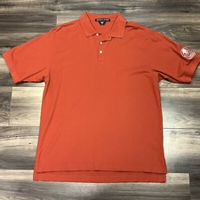 Devon & Jones Polo Shirt Mens Extra Large Firefly With Southern Short Sleeve