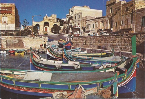 Vintage postcard malta - postcard,