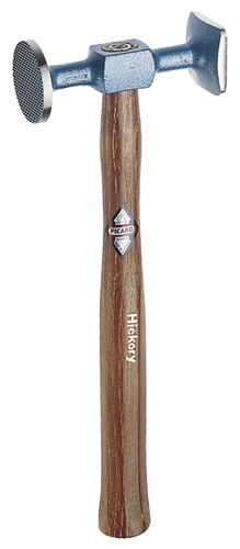 Large face planishing - face, hammer