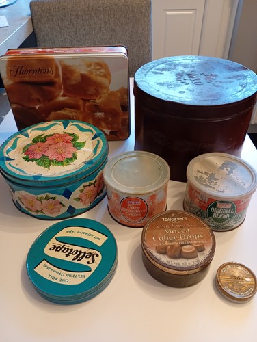 Vintage tins d - vintage, tins,