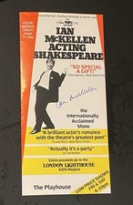 Sir Ian Mckellen Signed