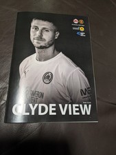 CLYDE v ANNAN ATHLETIC 25/10/2025 OFFICIAL SCOTTISH CUP PROGRAMME