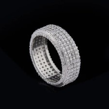 3.00Ct Iced Out Diamond Full