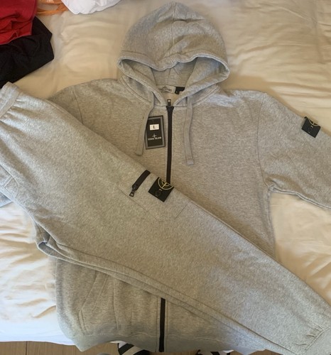 Stone island grey full zip - grey,