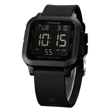 Square Men s Digital Watch Big