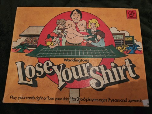 Lose your shirt board game - lose,