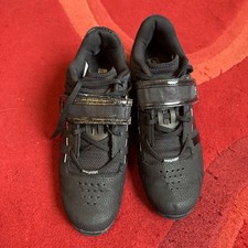 Adidas Adipower Mens UK 9 Weightlifting Powerlifting Gym Shoes Triple Black Rare