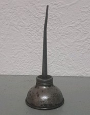 Vintage Metal Thumb Oil Can