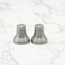 Vintage Pewter Salt and Pepper
