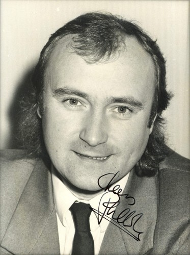 Phil collins signed - collins,