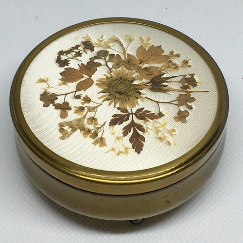 Pressed flowers silk gold - pressed,