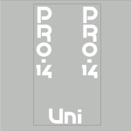 Uni pro seat tube decal - seat,