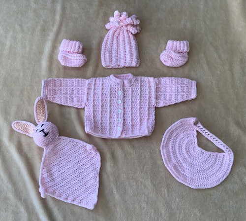 Crochet baby cardigan hat - baby, cardigan,
