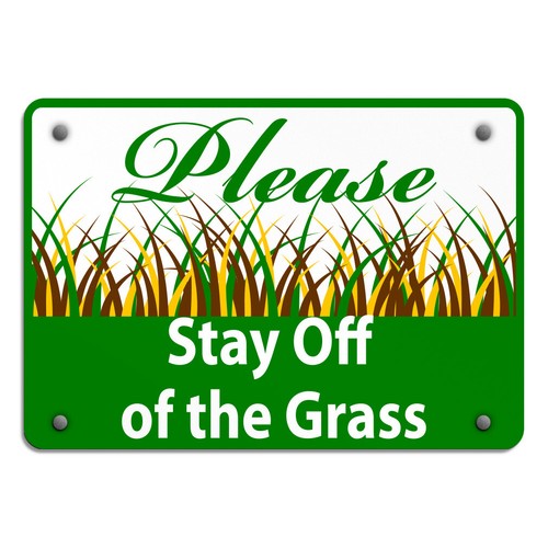 Aluminum horizontal metal sign - horizontal,