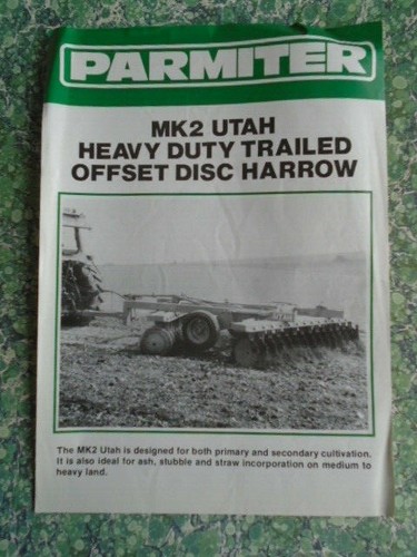 Parmiter utah mk2 trailed disc - mk2,