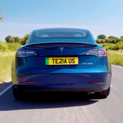 Tesla private number plate - tesla,