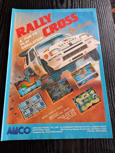Original 1988 rally cross anco - original,