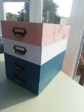 Stackable Wooden Storage Boxes