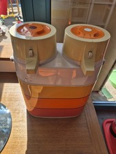 Vintage Retro Peacock Twin Air Pot Vacuum Bottle Double Thermos Dispenser