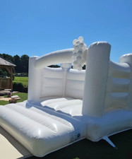 White bouncy castle 10 x 10ft