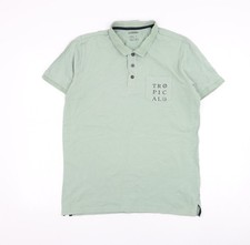 Livergy Mens Green Cotton Polo