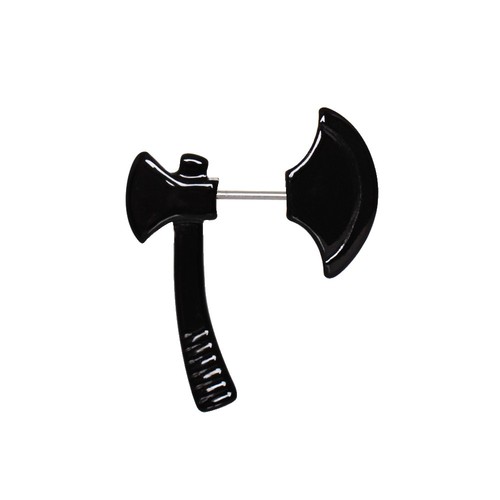Pair black pvd plated - plated, axe