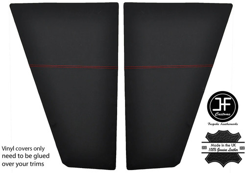 Red stitching rear side - stitching, 2x