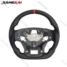 Smooth Perforated Leather Steering Wheel For 2018-2023 Ford Ranger Raptor New