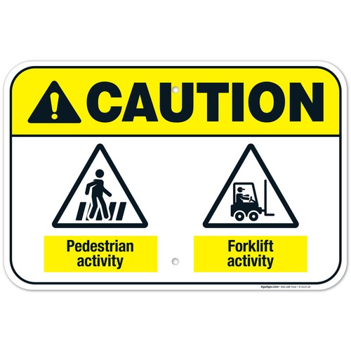 Pedestrian activity forklift - pedestrian,