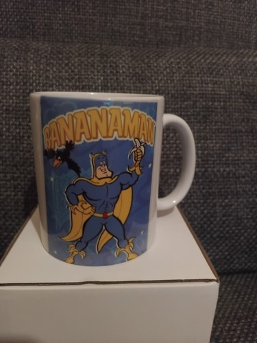 Bananaman retro cartoon - cartoon, mug