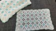 8 Vintage Crochet Place Mats